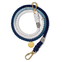 Load image into Gallery viewer, Indigo Ombre Rope Dog Leash, Adjustable