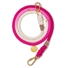 Load image into Gallery viewer, Magenta Ombre Rope Dog Leash, Adjustable
