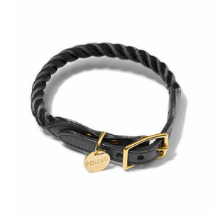 Black Rope Cat & Dog Collar